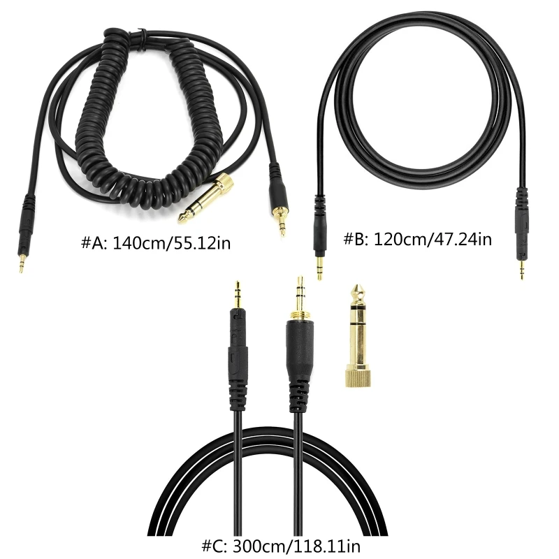 Превосходный кабель для наушников Bloom С Широкой Линией Подачи Звука для наушников AudioTechnica ATH-M50X, M40X, M60X, M70X