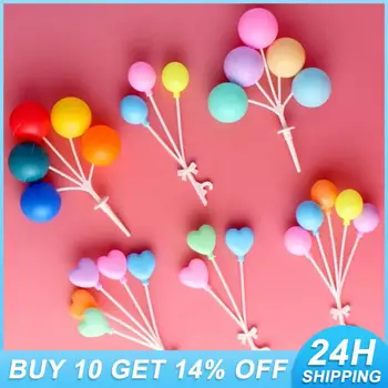 Милый модный подарок на день рождения с воздушным шаром с несколькими головками, синий Воздушный шар, востребованный Воздушный шар, Прочные Очаровательные свадебные украшения