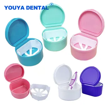 Футляр для зубных протезов, Пластиковый ящик для хранения, Каппы, Фиксатор, Контейнер для вставных зубов, Переносные лотки для гигиены полости рта