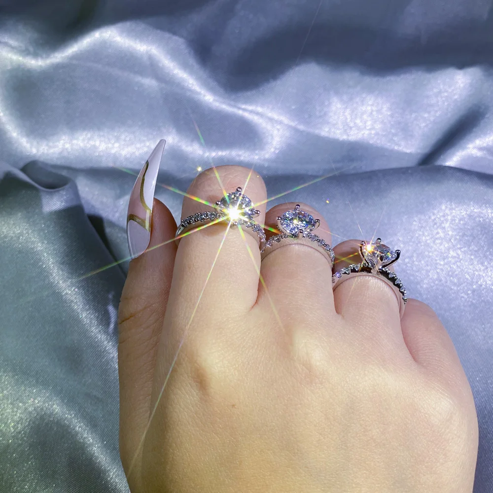 Роскошное винтажное Трехцветное сердце, позолоченное Медное кольцо для женщин и девочек, открытое кольцо с кристаллами Y2k, Свадебное Геометрическое кольцо, ювелирные изделия для вечеринок