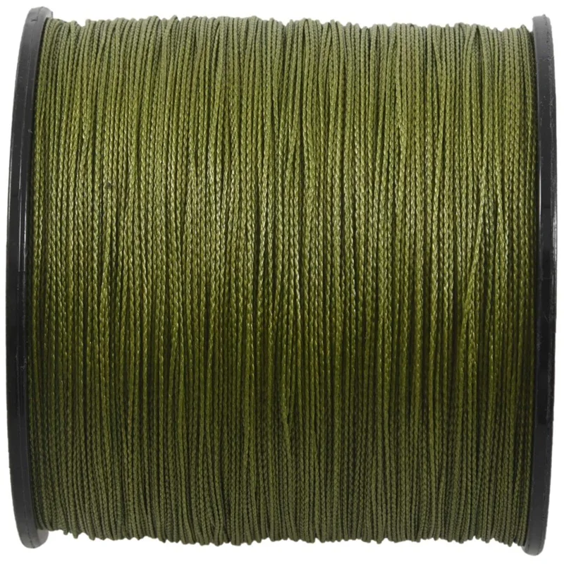 4X 500 м 30 фунтов 0,26 мм леска прочная PE плетеная из 4 нитей зеленого цвета