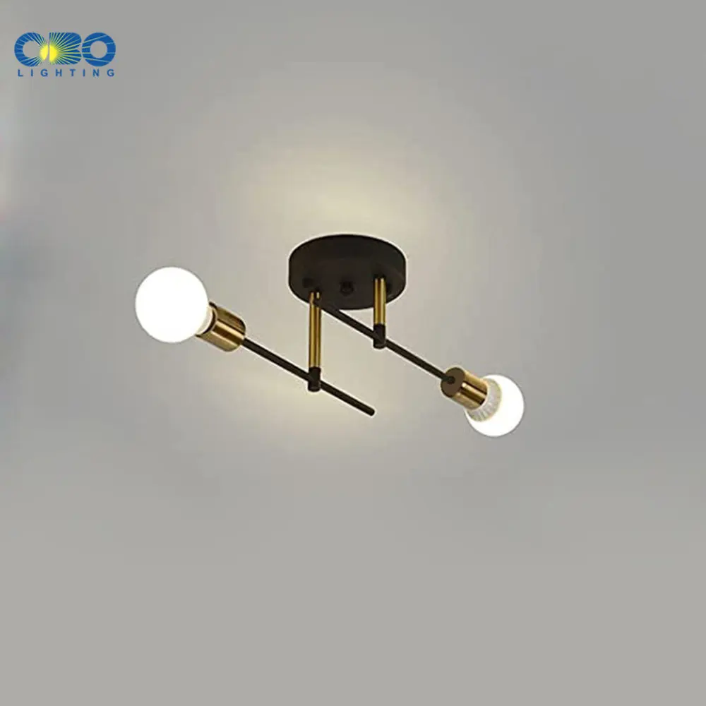 Потолочный светильник минималистского дизайна с Железной Рамой для современного домашнего декора Лампы для гостиной Светильники для потолочных светильников