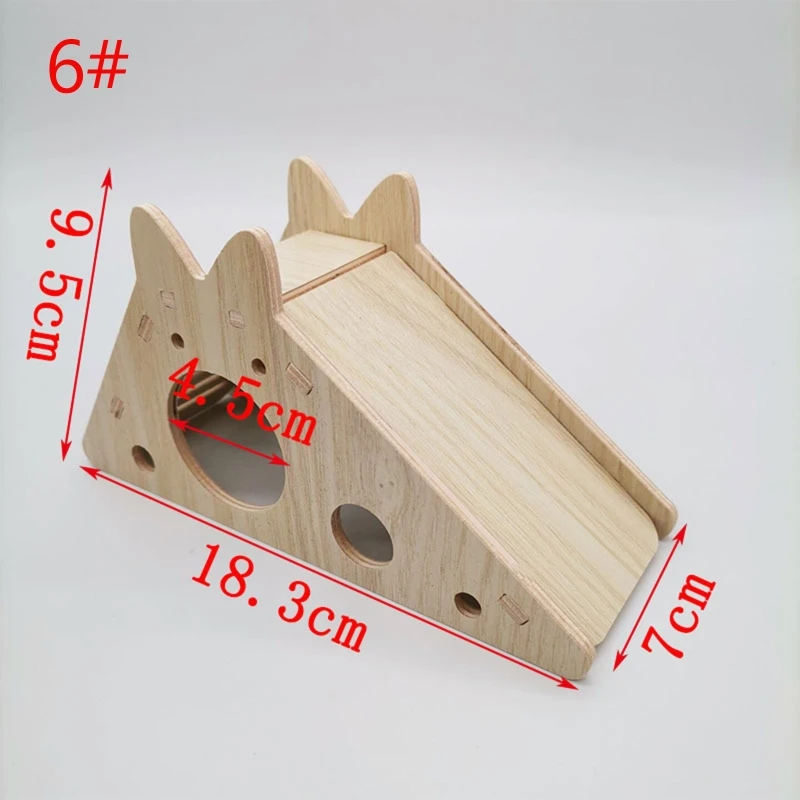 Хомяк, взбирающийся для игр, деревянная игрушка-гнездо для жевания карликовых хомячков
