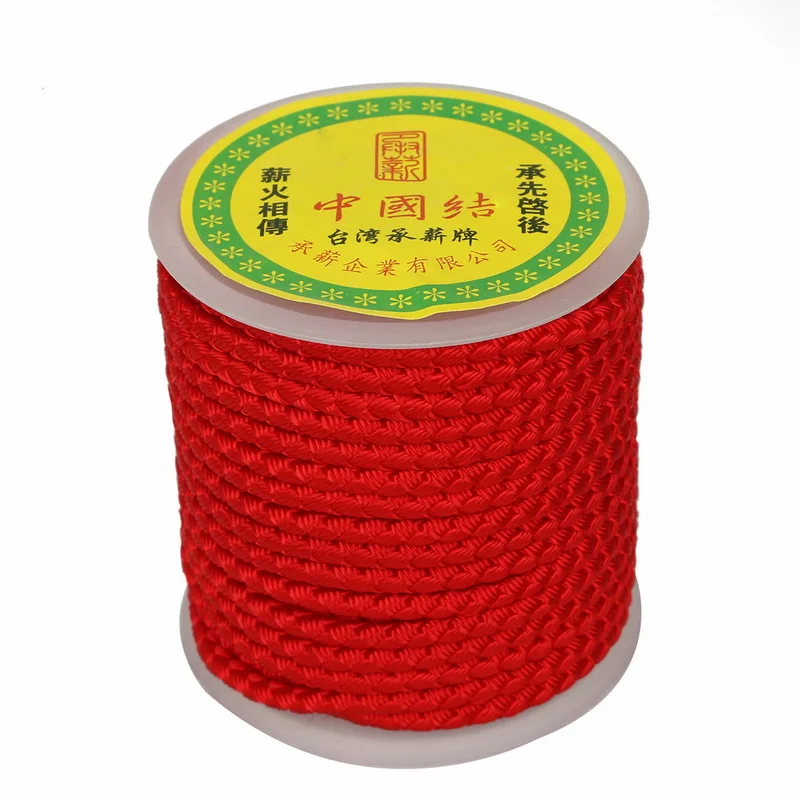 12 ярдов 4 мм красный/коричневый /черный ювелирный шнур для вышивания бисером, нитки для одежды, шнур для изготовления украшений