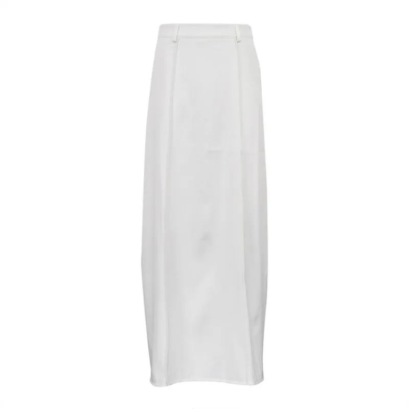 Осенняя длинная юбка для женщин 2023 Y2K INS Одежда в винтажном стиле с высокой талией, тонкое платье в пол