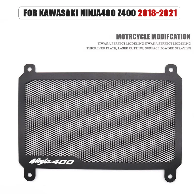 Аксессуары для мотоциклов Защитная крышка решетки радиатора для Kawasaki Ninja400 ninja 400 Z400 Z 400 2018 2019 2020 2021