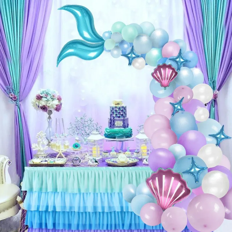 87 Шт. Набор воздушных шаров Macaron с гирляндой и аркой для украшения свадьбы, Дня рождения, детского душа, Конфетти, латексных аксессуаров для вечеринок, воздушных шаров