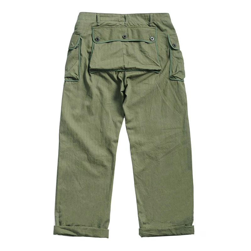 Красные брюки Tornado P-44 Monkey Pants, мужские брюки-карго HBT в стиле милитари, армейский зеленый цвет