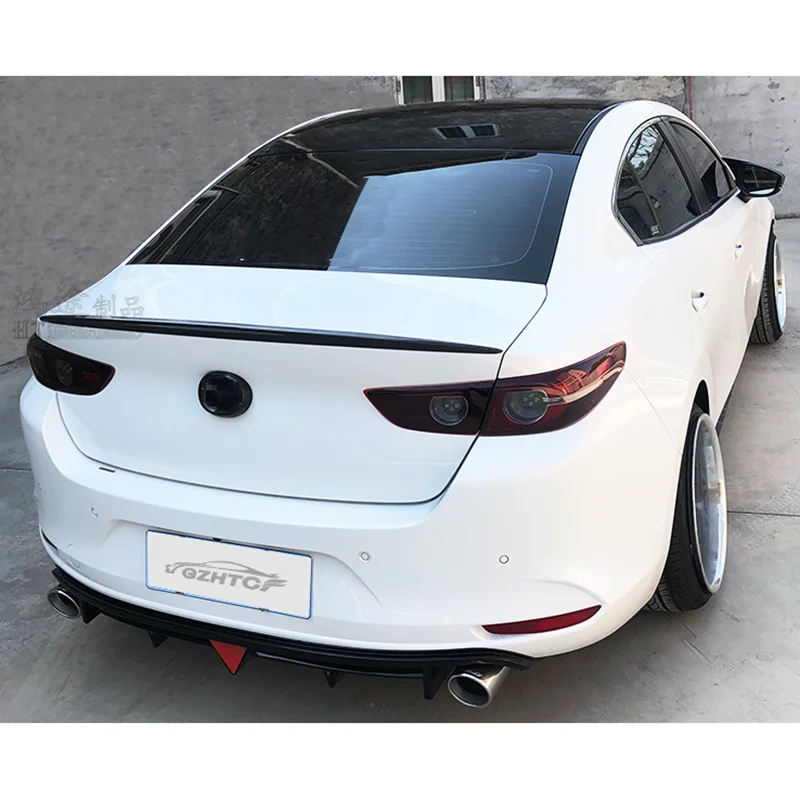 Для Mazda 3 Axela Спойлер 2020-2021 Mazda3 Axela yck спойлер заднего крыла из углеродного волокна