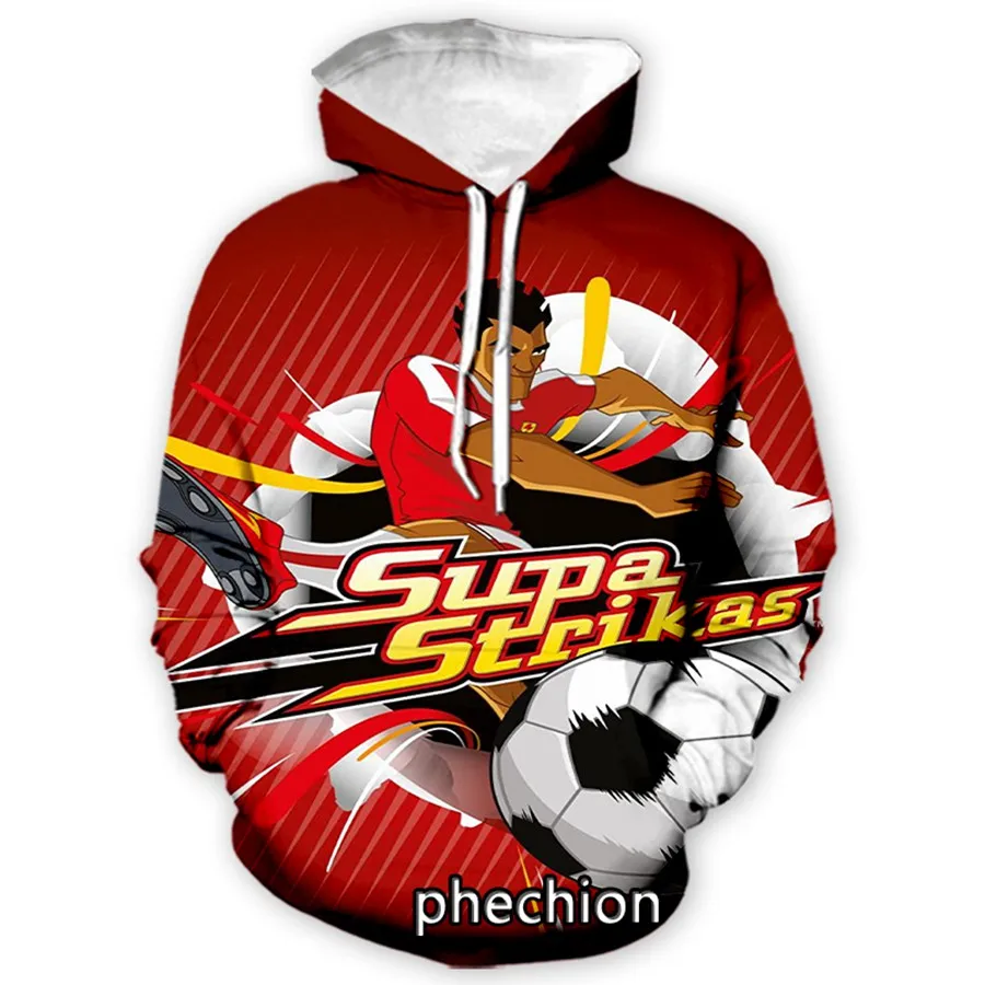 phechion/ Новая модная мужская / женская толстовка с 3D принтом Supa Strikas с длинным рукавом, повседневная толстовка, толстовки, Мужской спортивный пуловер A95