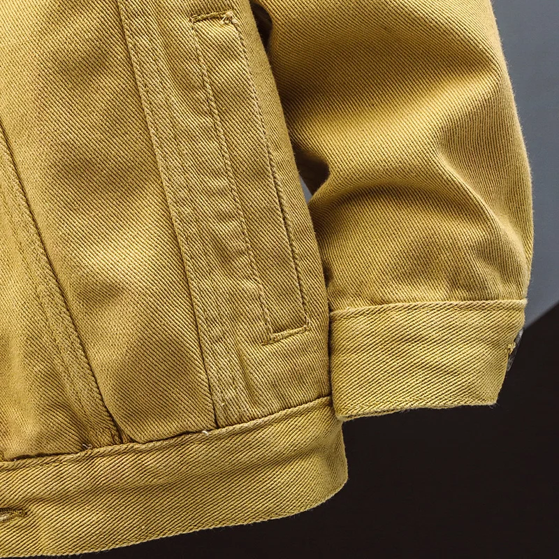 Осенняя мужская джинсовая куртка 2023, мужская весенняя универсальная Корейская повседневная Модная мужская камуфляжная рабочая куртка, рубашка, топ, Новинка