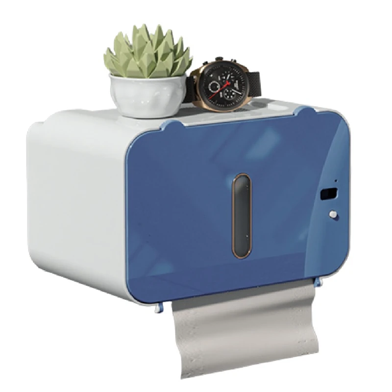 Настенный автоматический ящик для салфеток Индукционный держатель для туалетной бумаги Стойка для салфеток