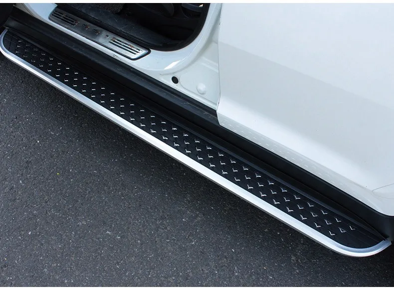 2шт Алюминиевая фиксированная подножка Боковая подножка Педаль Боковая трубка Nerf Bar Подходит для Ford Escape 2020-2022 2023