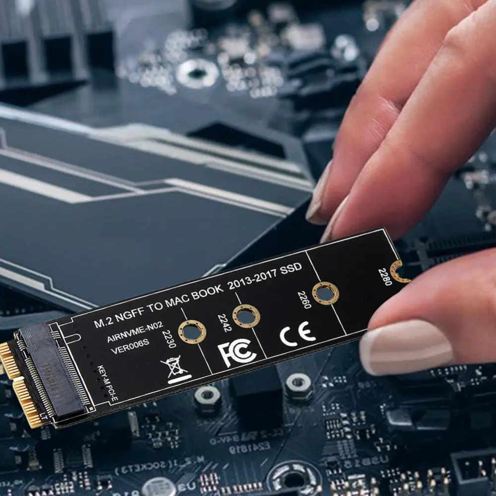 1-10 Шт. К адаптеру M2 NVMe SSD MIE X1 Raiser PCI-E Разъем PCI M Key Поддерживает 2230 2242 2260 2280 M.2 SSD На полной скорости