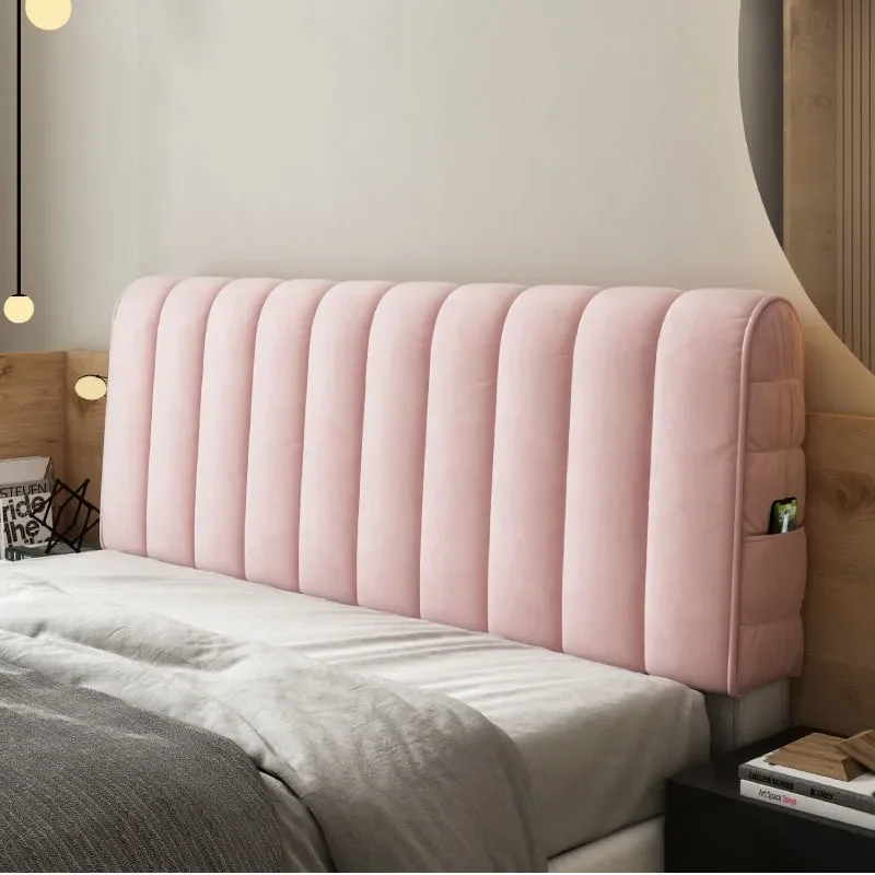 Профессиональное высококачественное короткое плюшевое покрытие изголовья кровати - мягкий утолщенный бархатный стеганый чехол для кровати