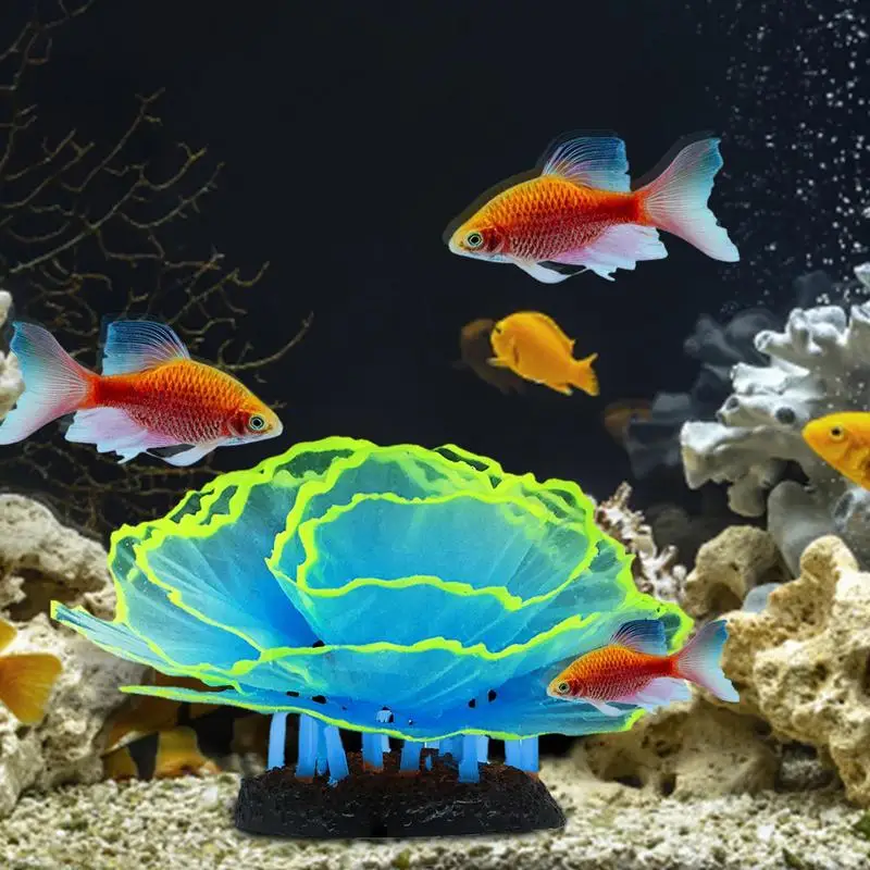 Искусственный коралл, морское дерево, Искусственный Аквариумный орнамент, Силиконовый Аквариумный орнамент, имитирующий Аквариумные растения, Ландшафтный декор