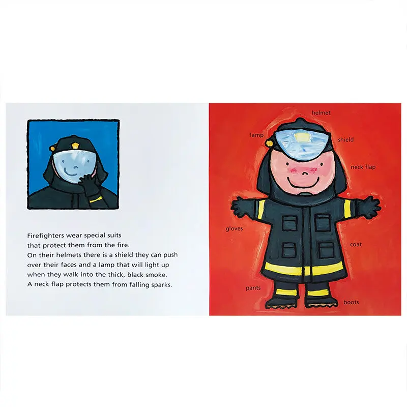 MiluMilu Children's English Enlightenment Иллюстрированный Сборник Рассказов Для родителей и детей О том, что они делают Оригинальные книги