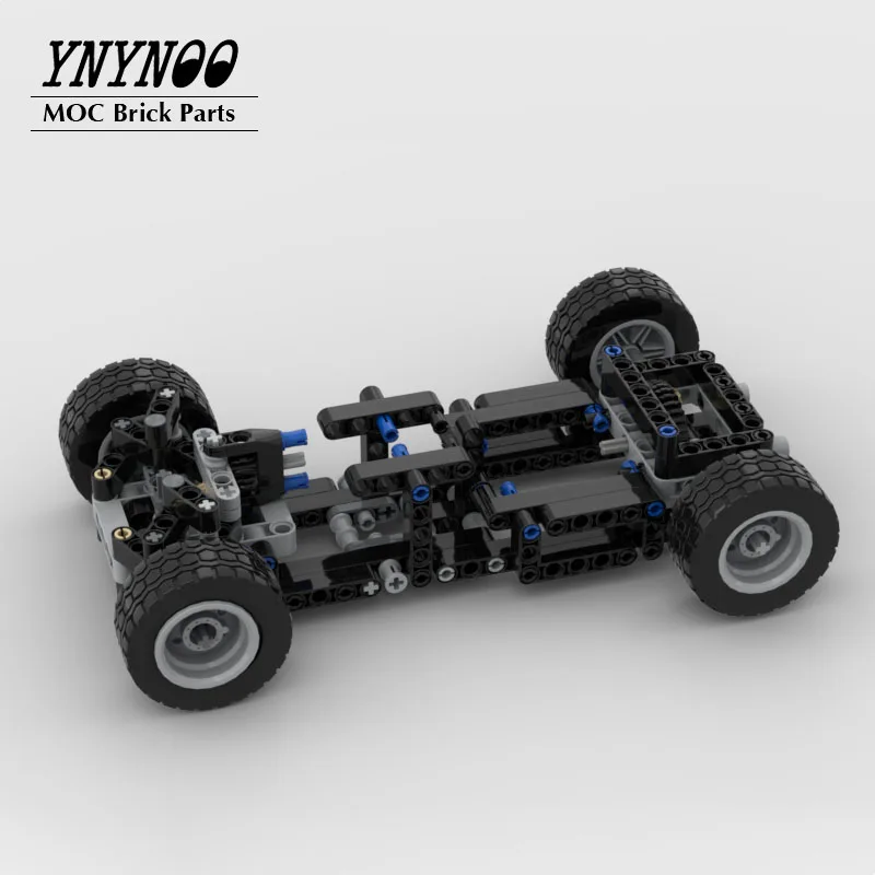 2023 НОВЫЙ MOC Expert Technical RC Motors RWD Шасси Power Function Buiding Block Автомобиль DIY Кирпичи Игрушки Для Подарков