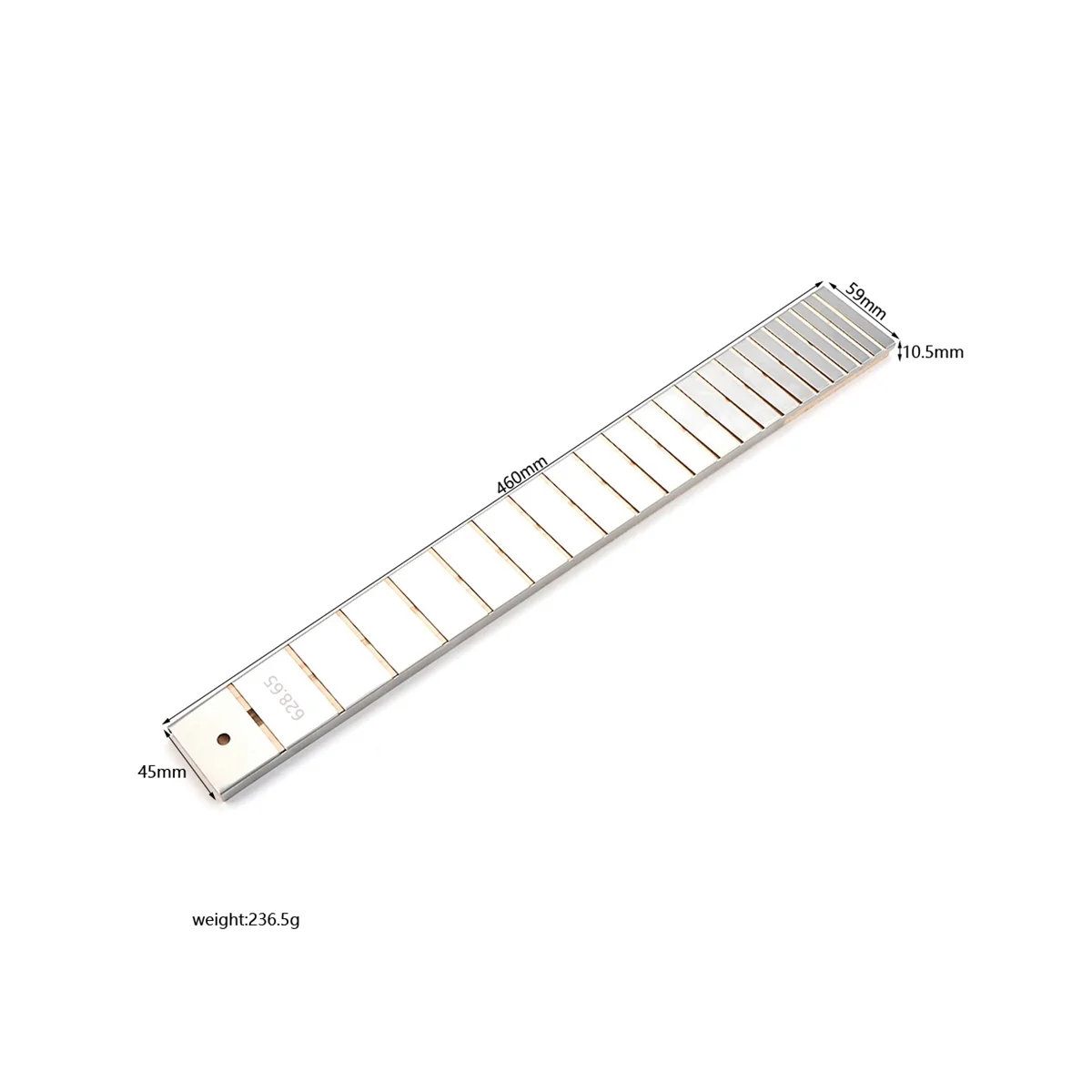 Линейка для грифа гитары, шкала для измерения ладов грифа, инструмент для грифа электрогитары LP 22 ладом 24,75 дюйма