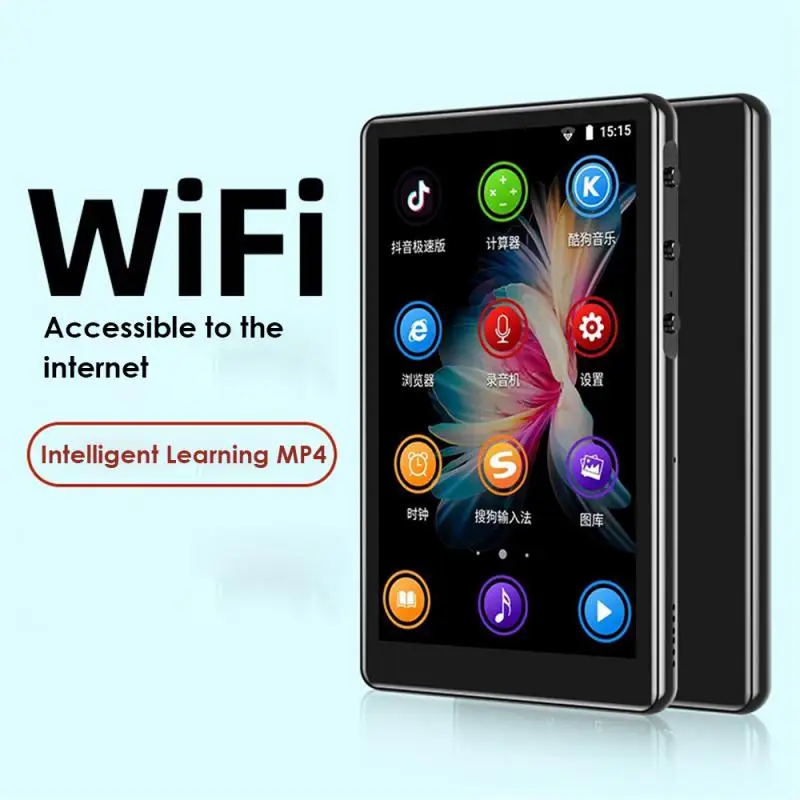 Wifi Android Mp4 Плеер 64 ГБ IPS 5,0 Дюймовый Сенсорный Экран Hifi Музыка Mp3 Видео Музыка MP4 Плееры TF Карта Динамик 5000 мАч