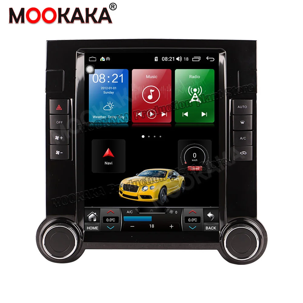 Android 12 Tesla Экран Радио Для VW TOUAREG 2003-2010 VW T5 2009-2010 Мультимедийный Плеер GPS Навигация Автоматический Приемник Головное Устройство