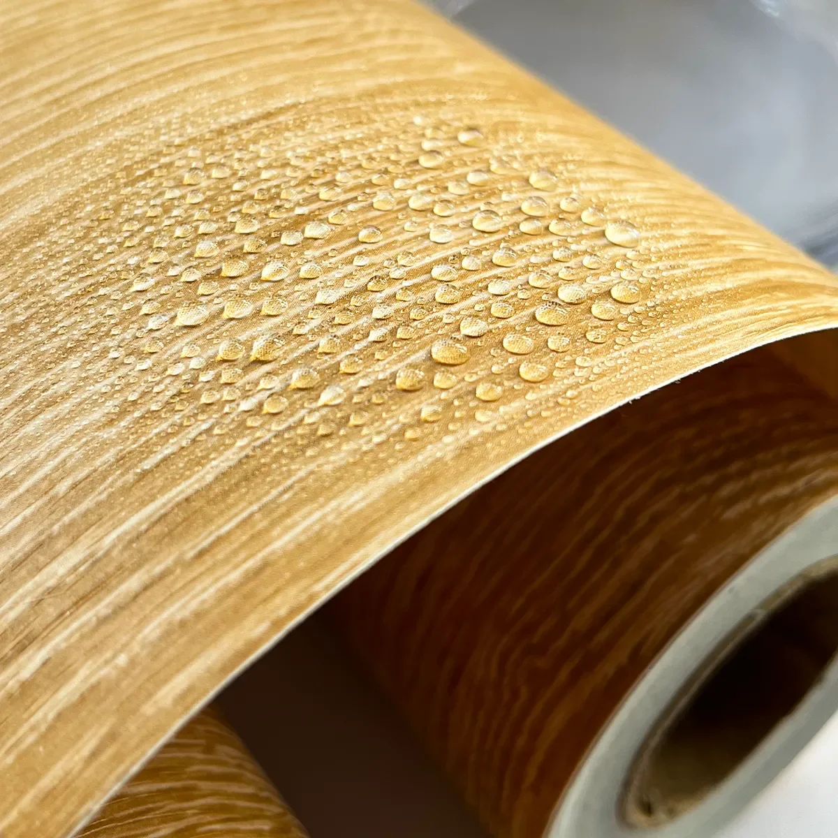 6-метровая водонепроницаемая контактная бумага с зернистостью желтого дуба для ремонта мебели, ПВХ-обоев, Самоклеящейся Маслостойкой съемной наклейки
