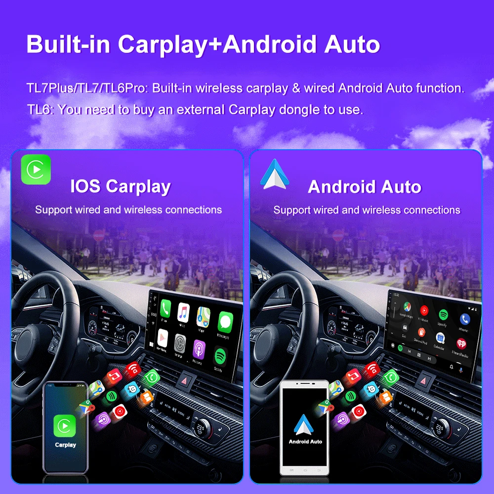 Для Mitsubishi ASX 1 2010 2011 2012 - 2016 Автомобильный радиоприемник Мультимедийный видеоплеер Android 13 Navi GPS Carplay Без 2din 2 din dvd