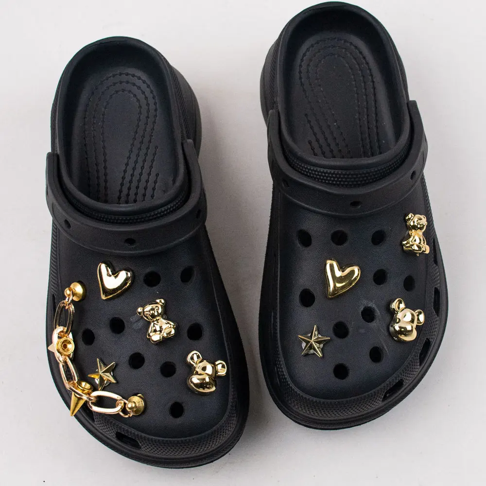 1 компл. Съемная Обувь Croc Подвески Креативные Ювелирные Изделия Обувь Аксессуары Diy Комбинирование Для Подарка Другу Croc