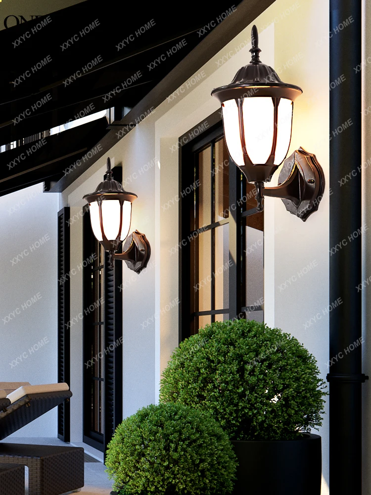 Уличный настенный светильник Водонепроницаемый садовый светильник Супер яркий открытый балкон с обеих сторон настенного светильника