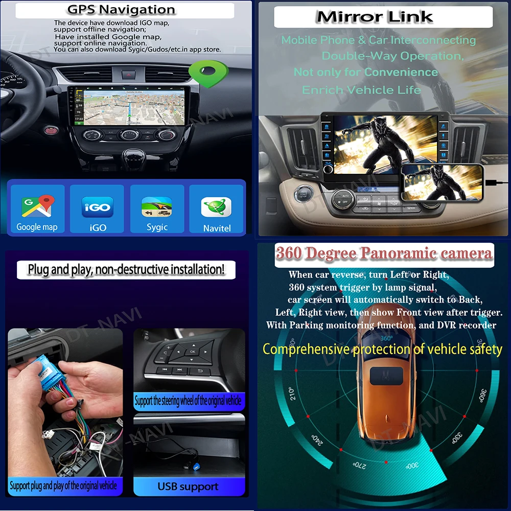 Android 13 Для VW Crafter Van Man 2017 2018 2019 2020 2021 Автомобильный Радио Мультимедийный Видеоплеер Навигация GPS WIFI 4G Без 2din dvd