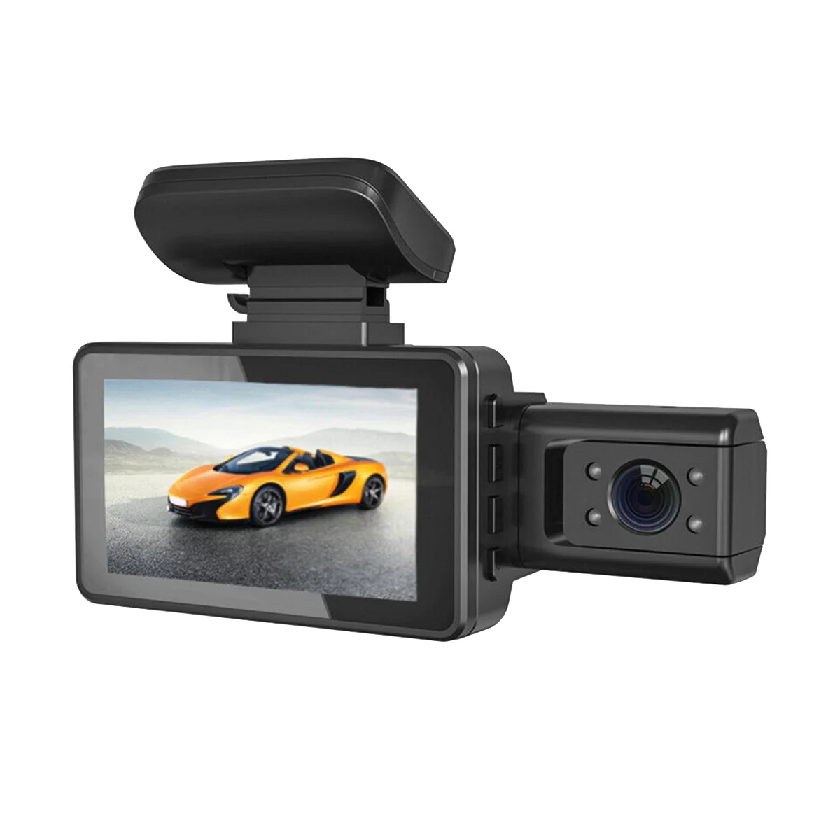 A88 Автомобильная Передняя Поворотная Автомобильная Камера Видеомагнитофон Автомобильный Рекордер Ночного Видения С Двумя Объективами Универсальные Модели
