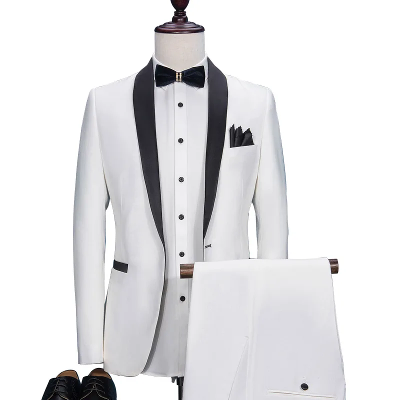 Сшитое на заказ свадебное платье жениха, блейзер, деловые классические брюки высокого класса SA08-57599