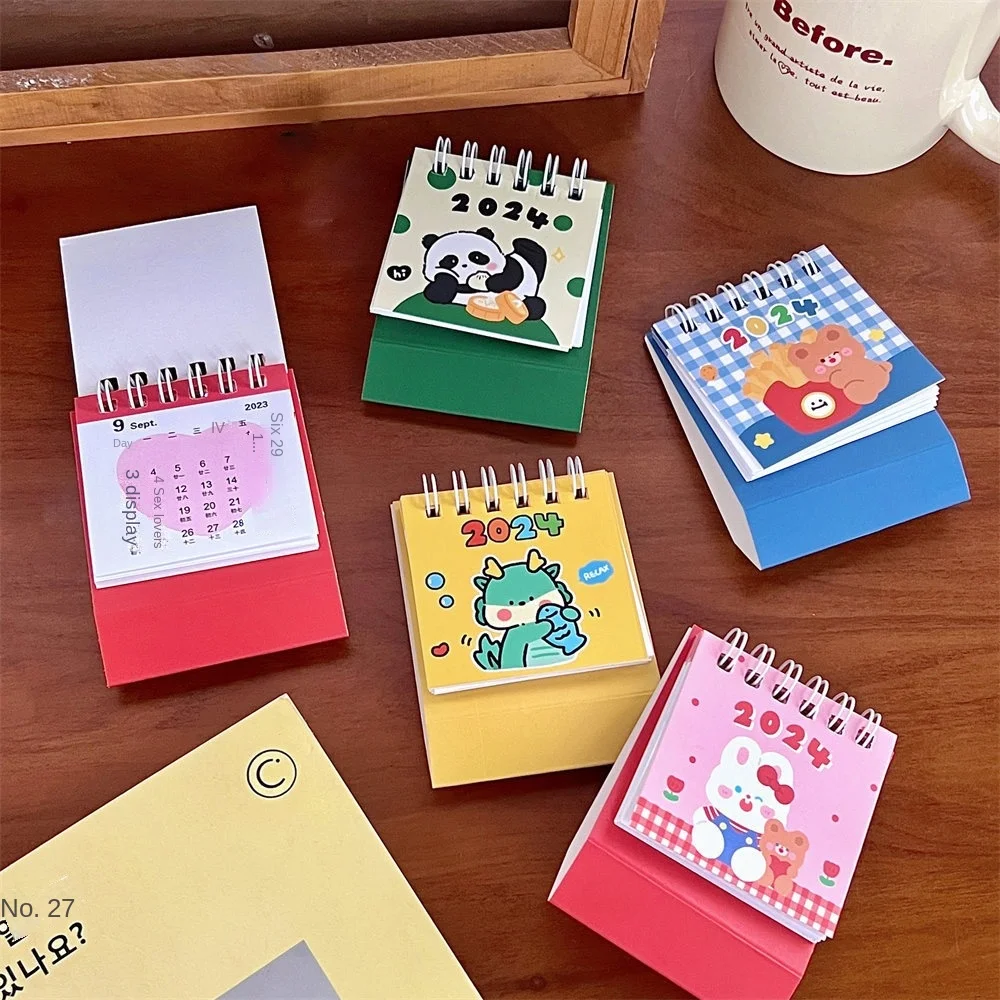 Бумажный настольный календарь, мини-книга для планирования творческого времени, книга для самодисциплины, Канцелярские принадлежности, Календарь для домашнего декора, книга для событий