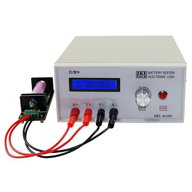Электронный Нагрузочный Тестер Емкости аккумулятора Ebc-A10H Тестер заряда и разряда Тест Мощности 0-30V 10A