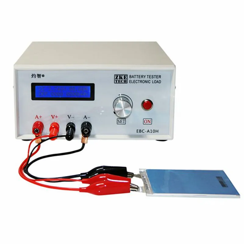 Электронный Нагрузочный Тестер Емкости аккумулятора Ebc-A10H Тестер заряда и разряда Тест Мощности 0-30V 10A
