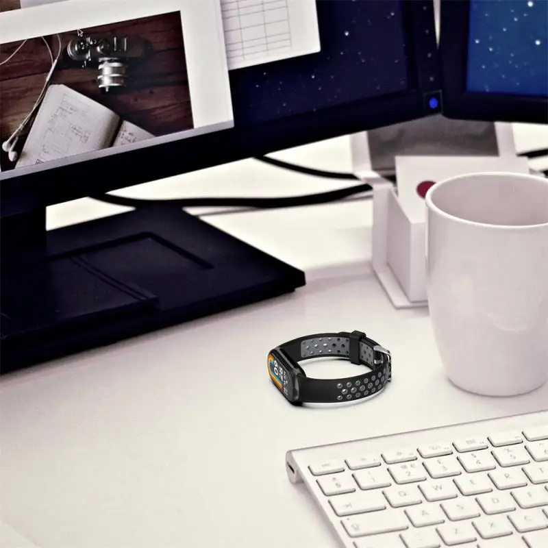 Двухцветный ремешок для часов Watch2, силиконовые ремешки для смарт-часов, спортивный ремень, браслет для Watch 2 Lite