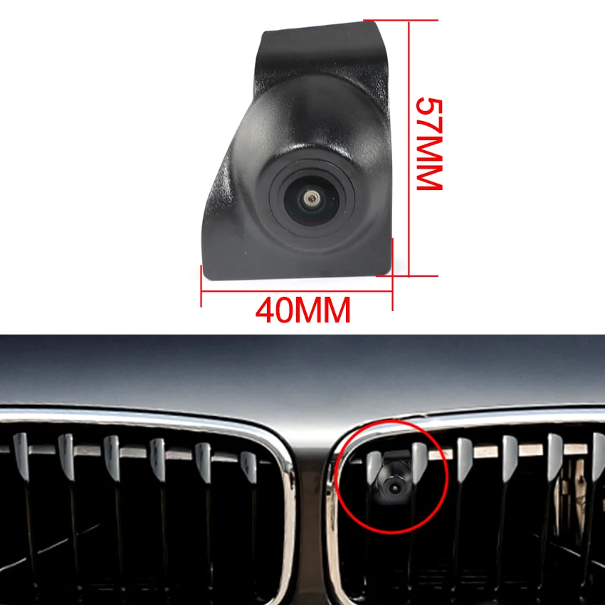 1080P Full HD CCD вид спереди автомобиля парковка ночное видение высококачественная камера с позитивным логотипом для BMW 2 серии F44 2019 2020