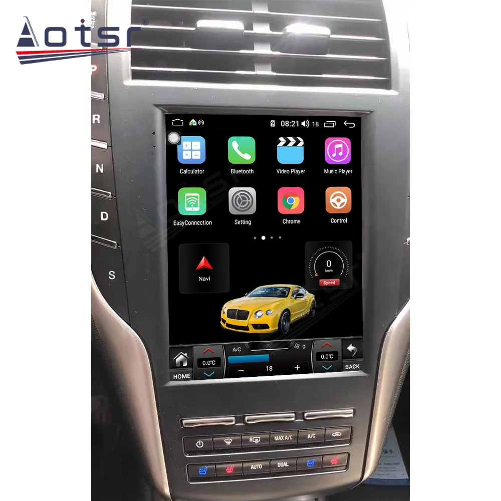 Для Lincoln MKC Continental 2013 ~ 2020 Автомобильное Радио GPS Навигация Аудио Android Мультимедийный Плеер 6 ГБ + 128 ГБ Сенсорный Экран
