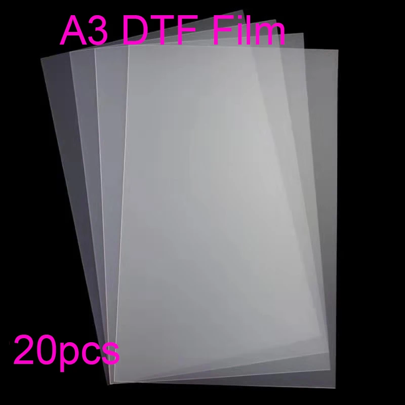 ПЭТ-пленка формата А4 100ШТ для прямой печати на пленке для печати DTF чернилами, ПЭТ-пленка для печати и переноса