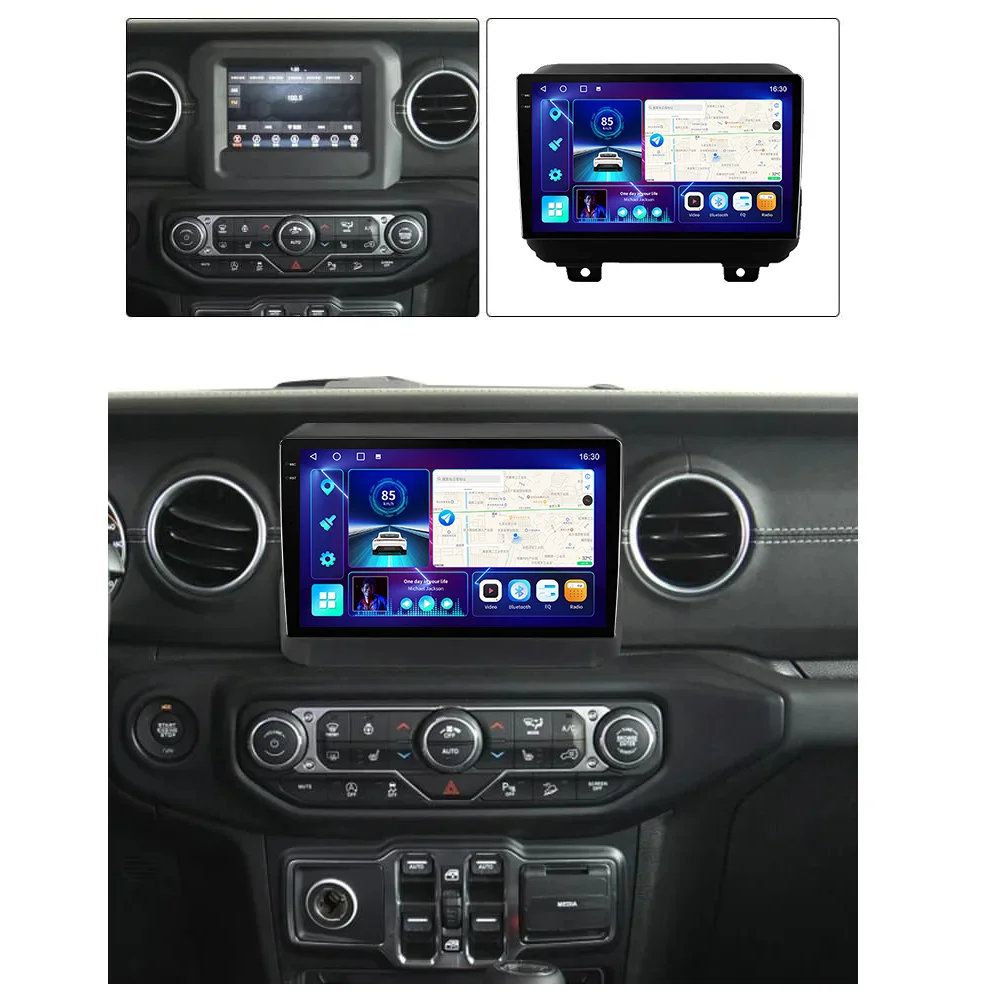 JUSTNAVI 2K Экран 8 + 256 ГБ 4G LTE Автомобильный Радиоприемник GPS Авторадио Мультимедийное Радио Для Jeep Wrangler 4 JL 2018 2019 Carplay DSP RDS SWC