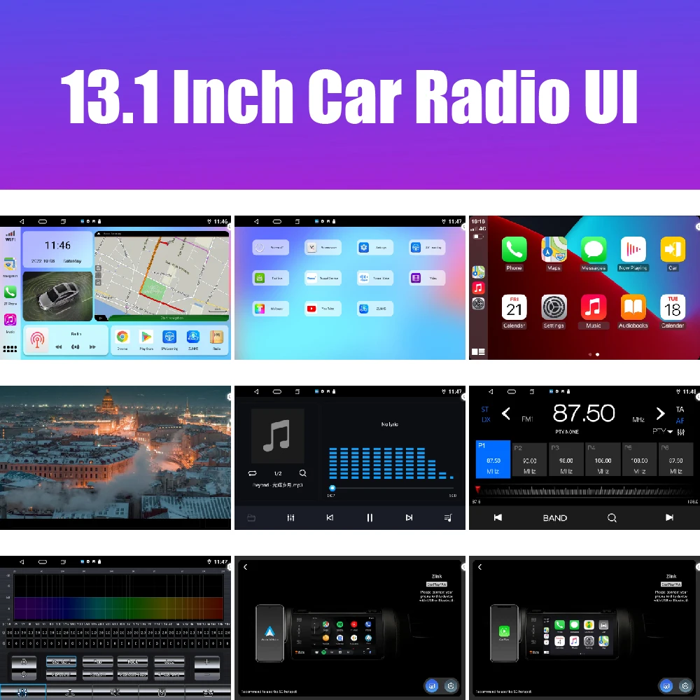 13,1-дюймовый автомобильный радиоприемник для Toyota vios YARiS 2005-2007 Автомобильный DVD GPS Навигация Стерео Carplay 2 Din Центральный мультимедийный Android Auto