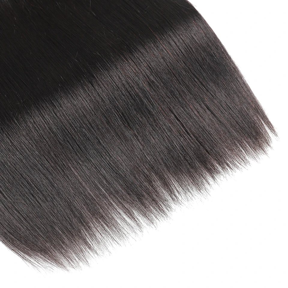 BAHW 12A Малазийские Прямые Пучки волос с костями Натуральный Цвет Наращивание волос Virgin 100% Человеческие волосы Плетение Пучков Оптовая цена