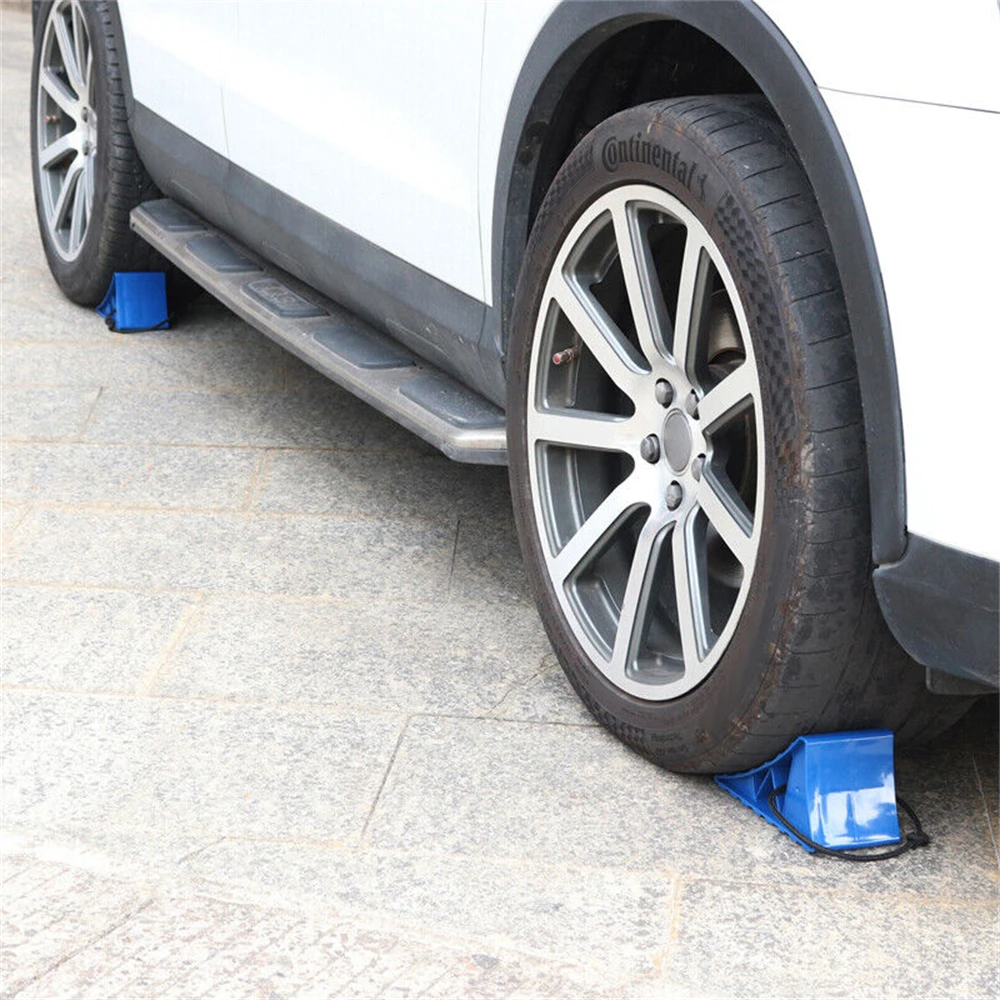 2 комплекта металлических колесных колодок Фиксатор шин прицепа кемпера Автомобильный блок RV для ТЯЖЕЛЫХ УСЛОВИЙ ЭКСПЛУАТАЦИИ