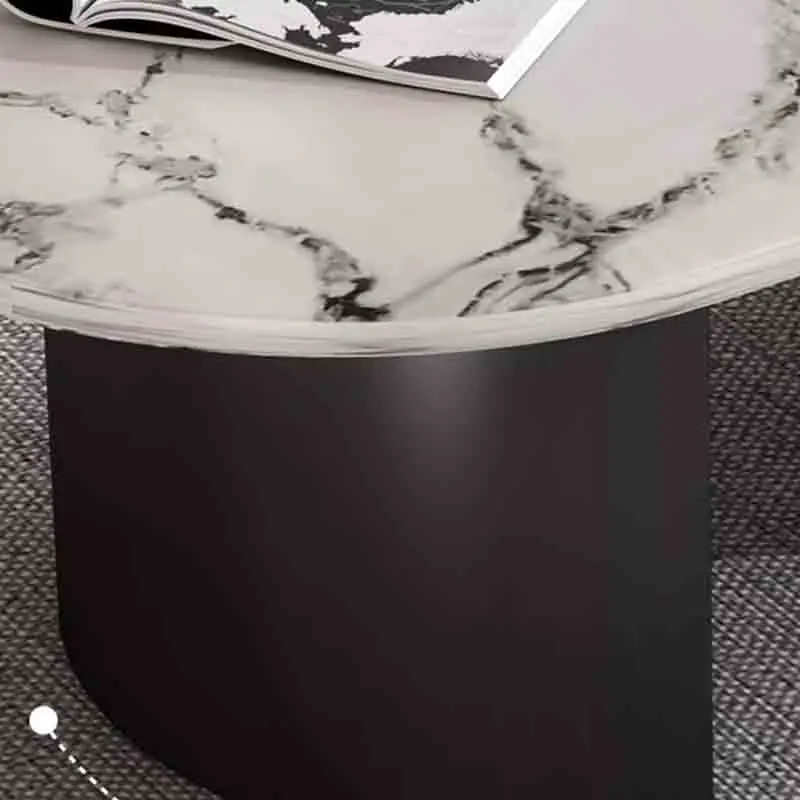 Дизайн Журнального Столика для Мобильной Гостиной Минималистичный Круглый Приставной Столик для Угощения Nordic Salontafel Voor Woonkamer Мебель