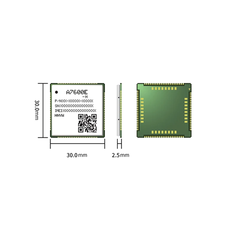 Модуль SIMCOM A7600E-H LTE Cat4 Совместим с LTE-FDD серии SIM5320/SIM5360 SIM7600/SIM7600-H серии B1/B3/B5/B7/B8/B20
