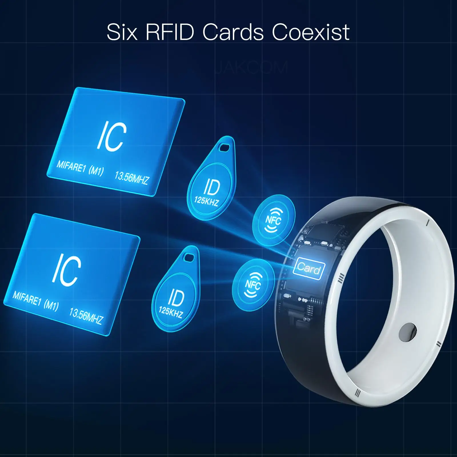 JAKCOM R5 Smart Ring Новое поступление в качестве абонента prime video франция rfid наклейка водная двухчиповая бирка nfc адаптер sleutel копия