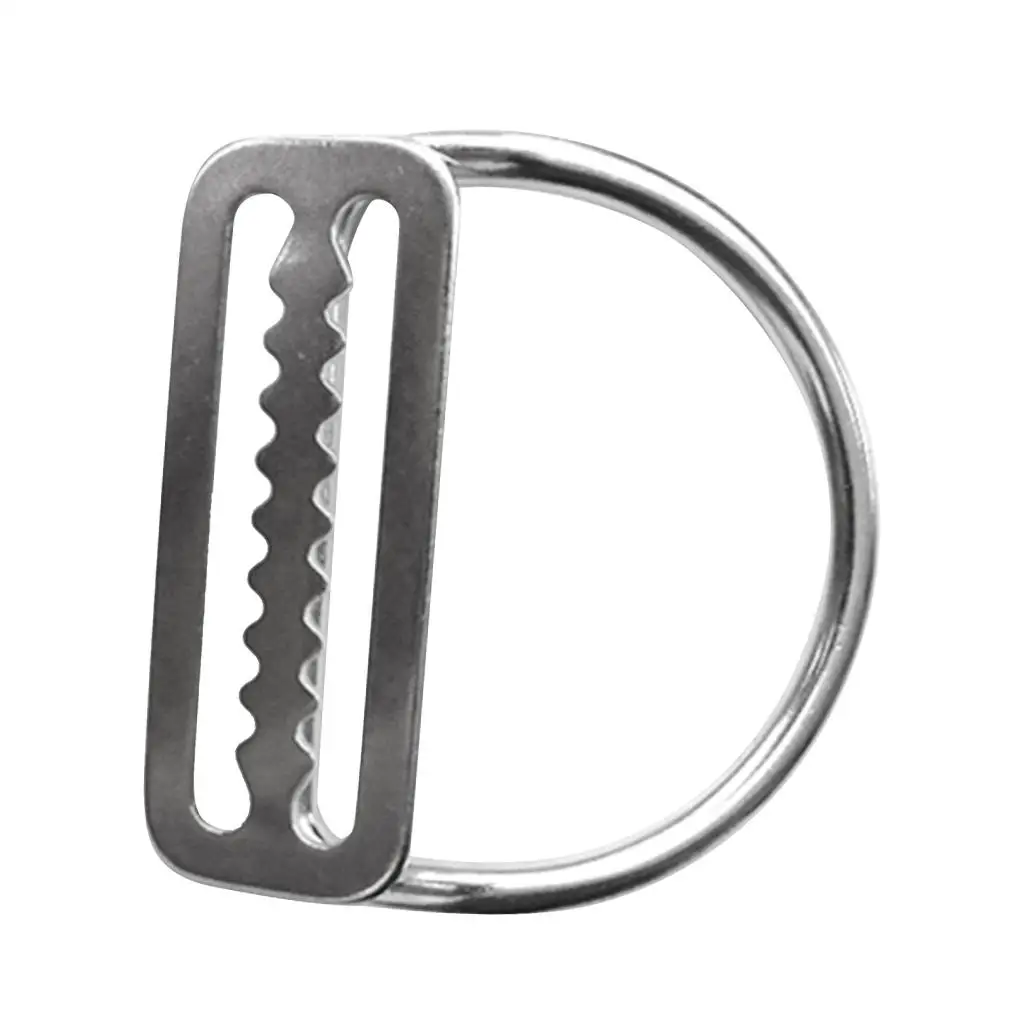 Утяжеляющий ремень из нержавеющей стали для дайвинга 16 /крепление для альпинизма и D-образное кольцо