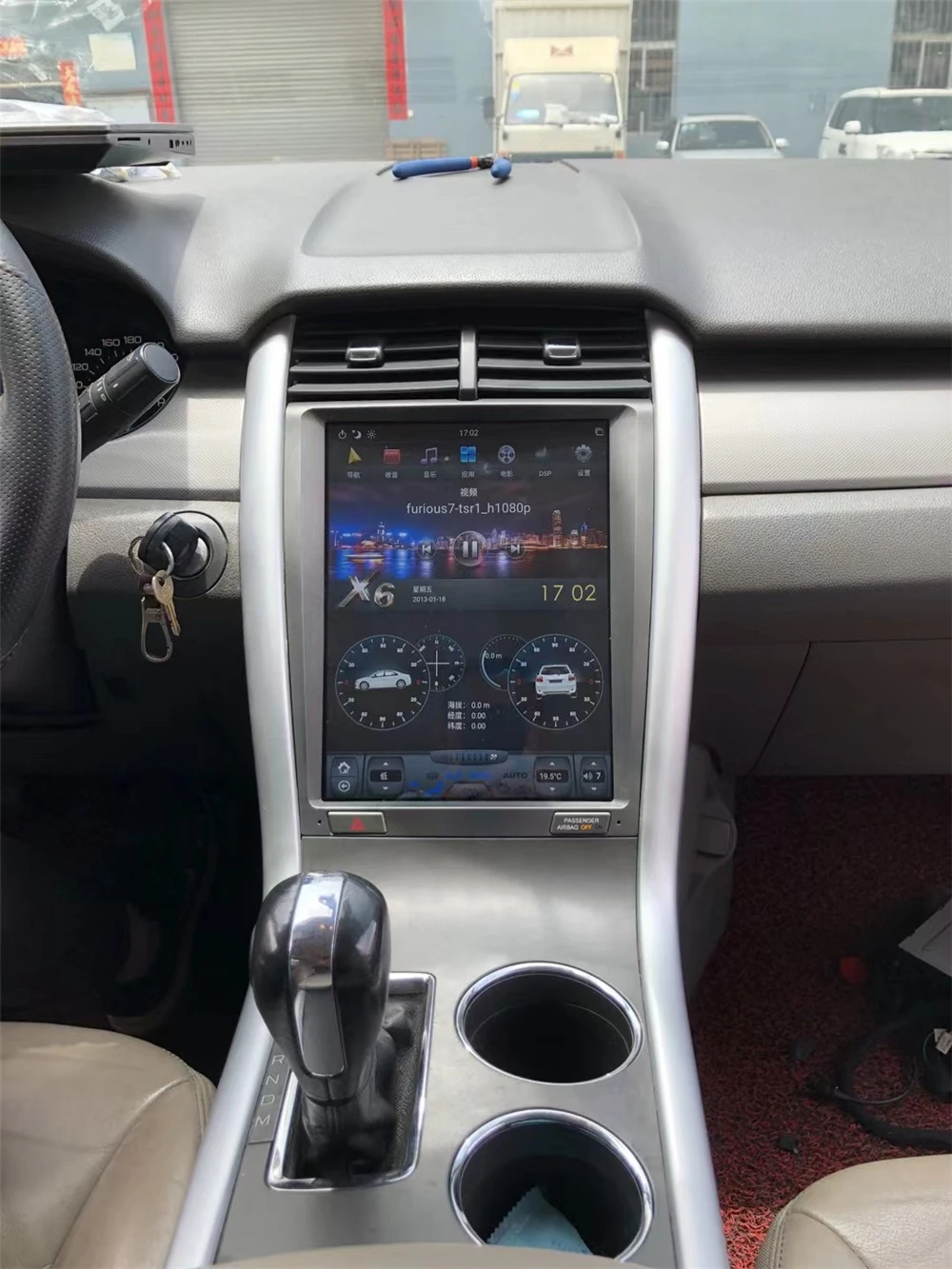 Android 9 4 + 128 Г Автомобильный GPS-Навигатор в Стиле Tesla Для Ford EDGE 2007-2014 Carplay Головное Устройство Мультимедийный Плеер Радио Стерео Автомобильный GPS