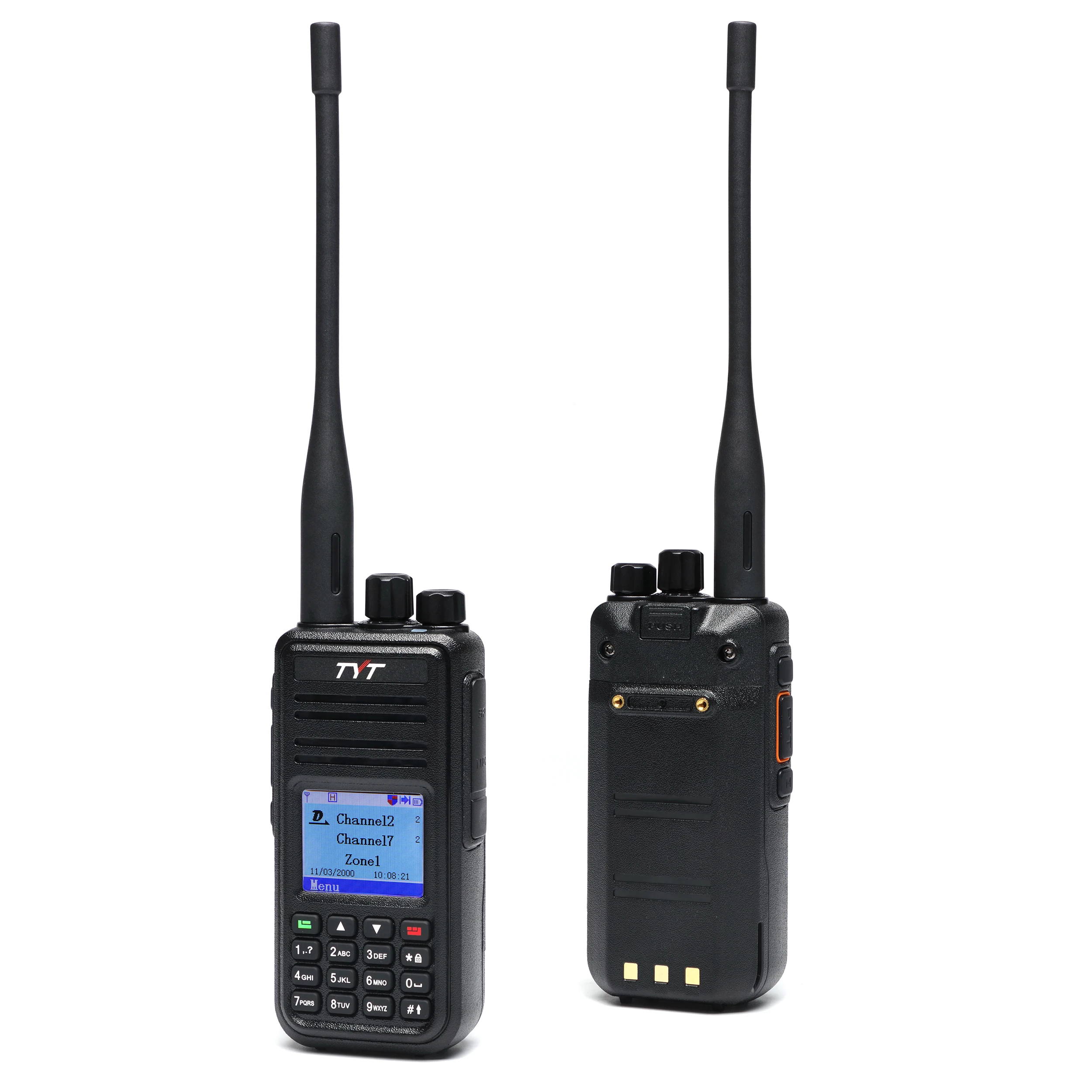 MD-UV380 TYT 5 Вт DMR Цифровое Мобильное радио TDMA Двухдиапазонный 3000 Каналов УКВ Рация Дальнего Действия Двухстороннее Радио