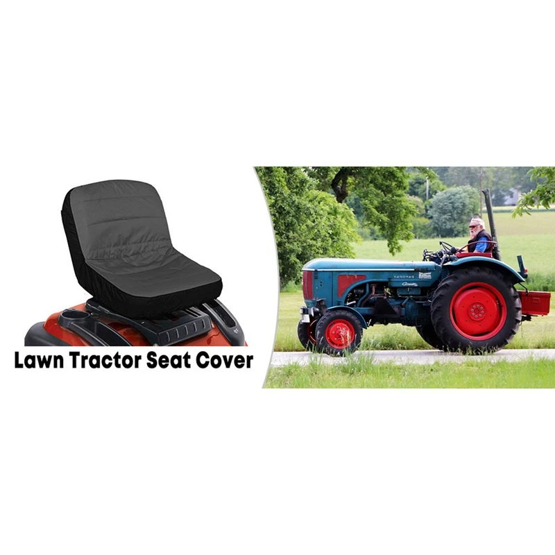 3X Универсальный чехол для сиденья газонокосилки и трактора с мягкой комфортной накладкой Для хранения Средний